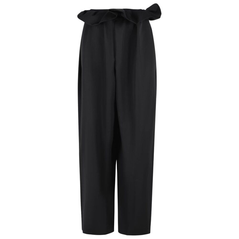 Khaite 'Kira' Black Virgin Wool Pants Women